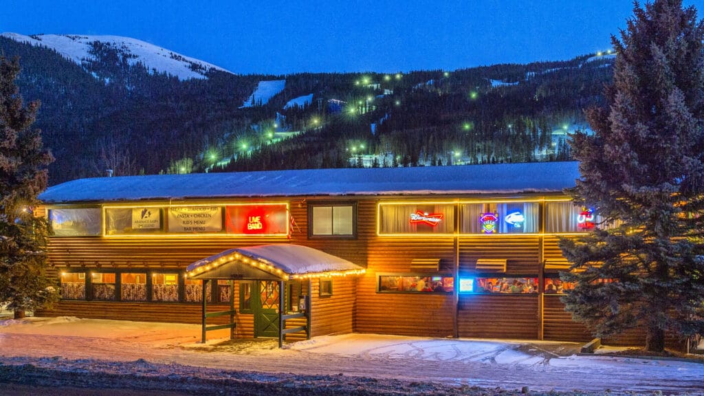 Snake River Saloon steakhouse and bar in Keystone, Colorado.