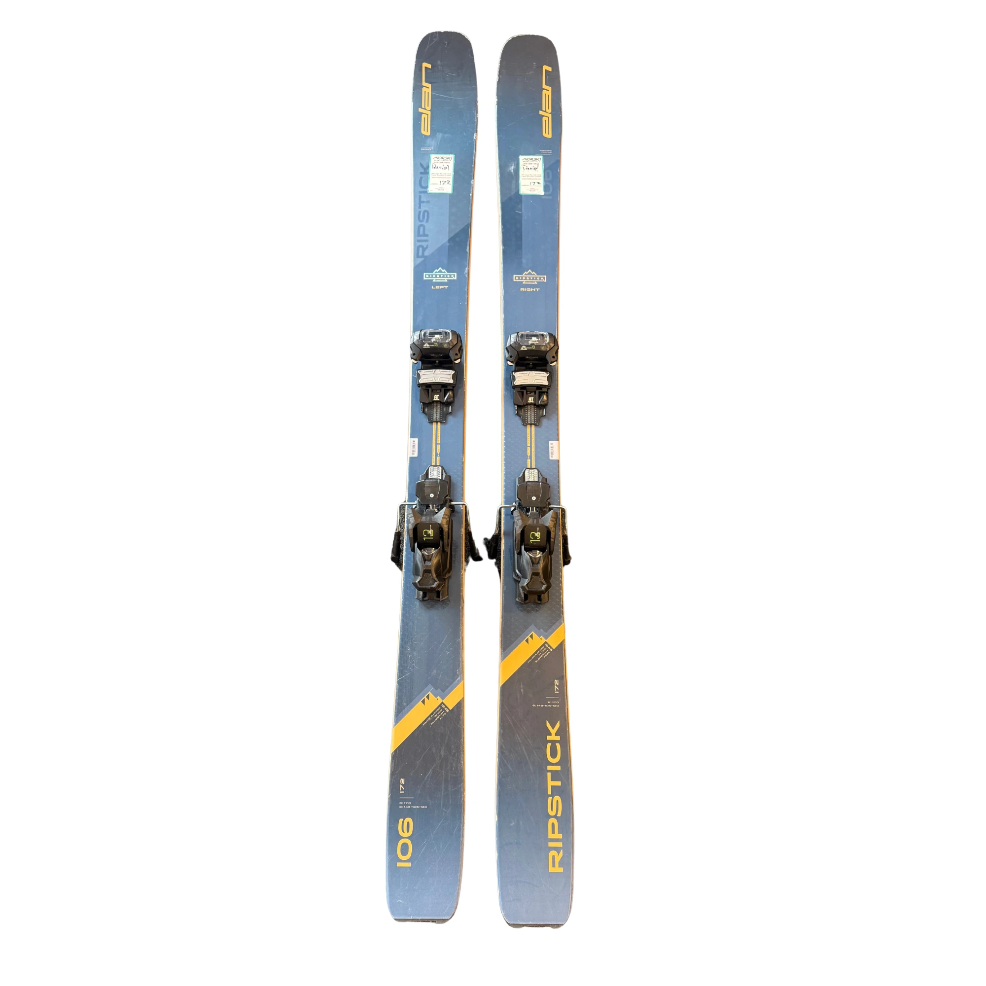 Featured image for “Used 2025 Elan RipStick 106 172cm w/ Tyrolia Attack13 binding - Good”