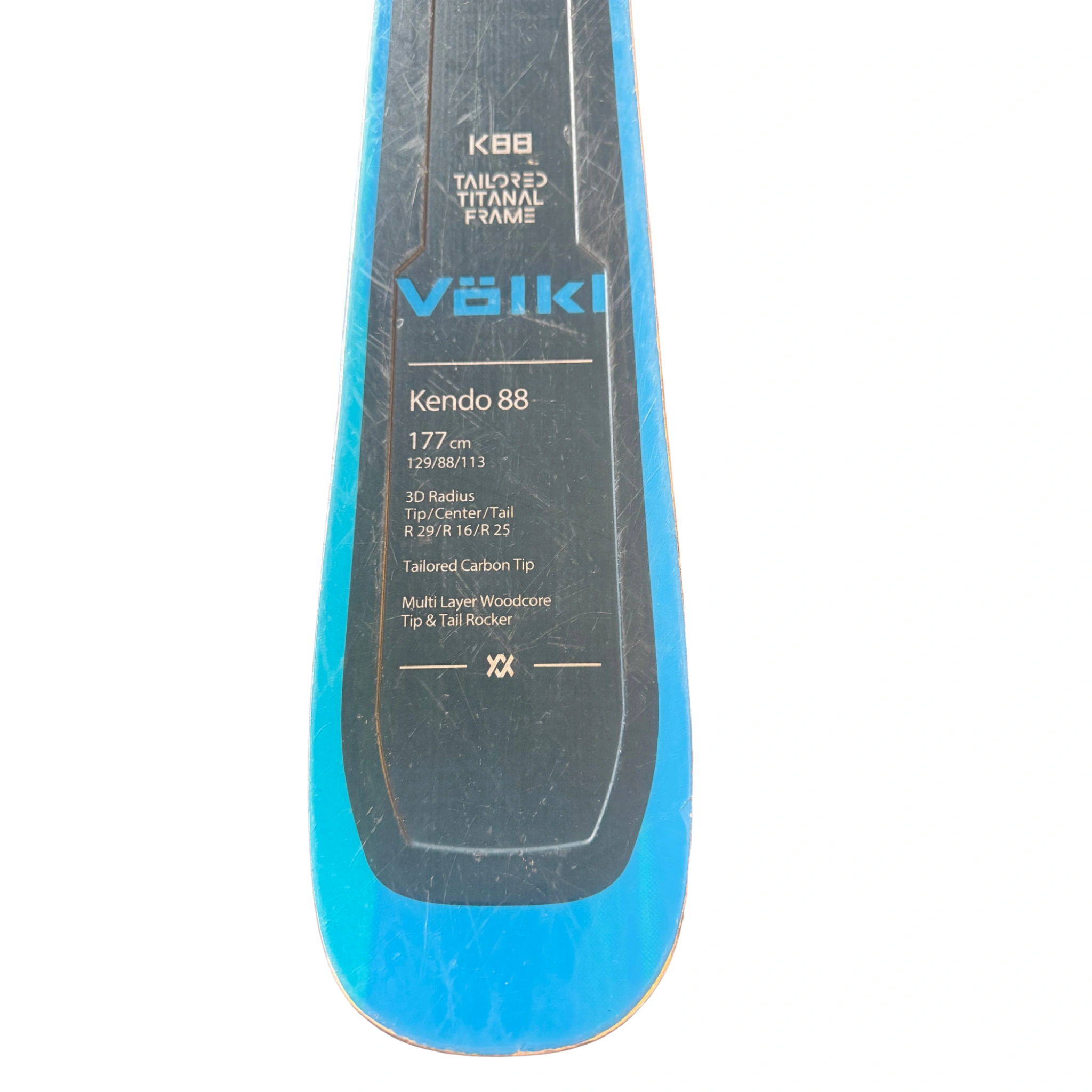 Used 2023 Volkl Kendo 88 - 177cm w/ Marker Griffon 13 binding - Good - Image 5