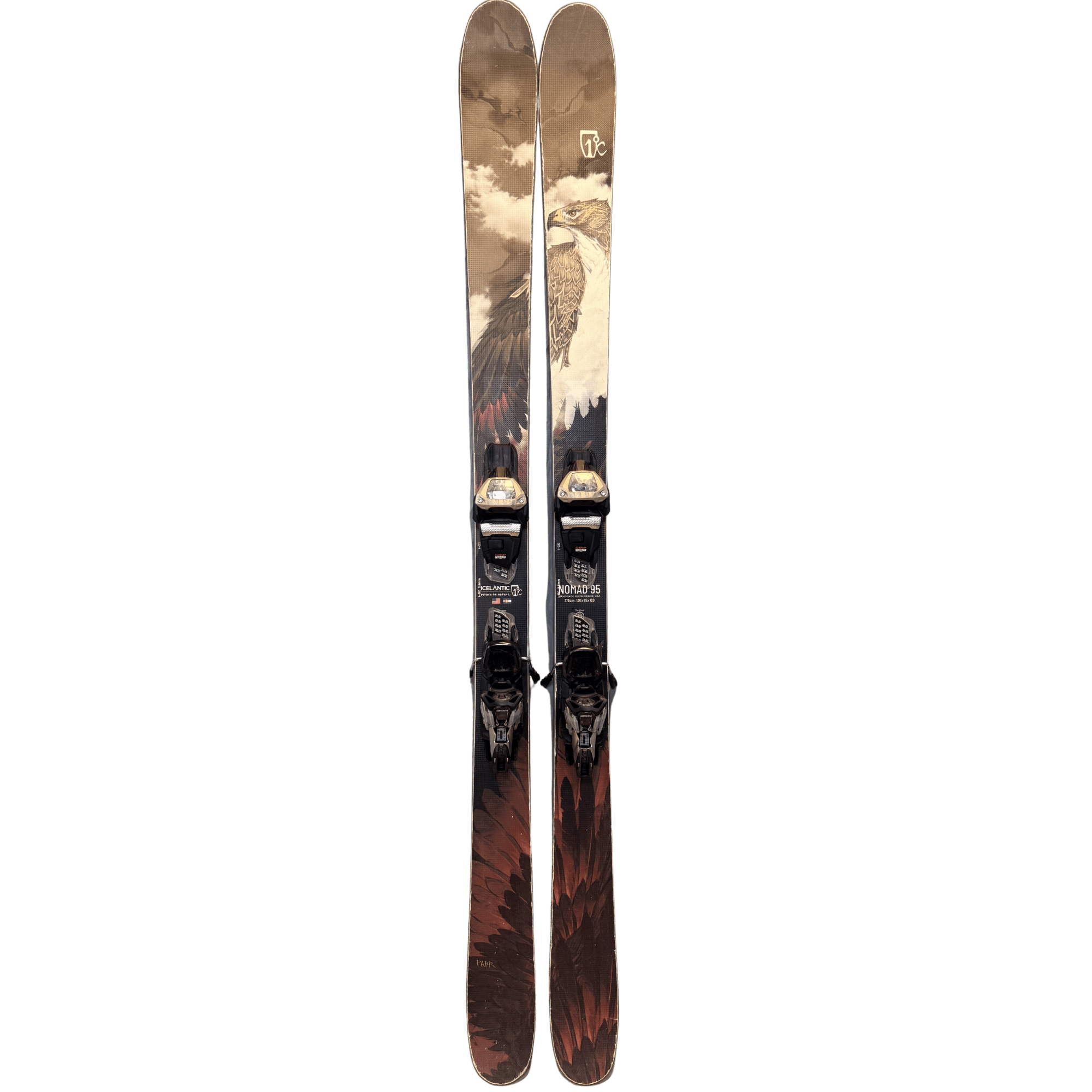 Used 2024 Icelantic Nomad 95 176cm Marker Griffon 13 TCX (Good)