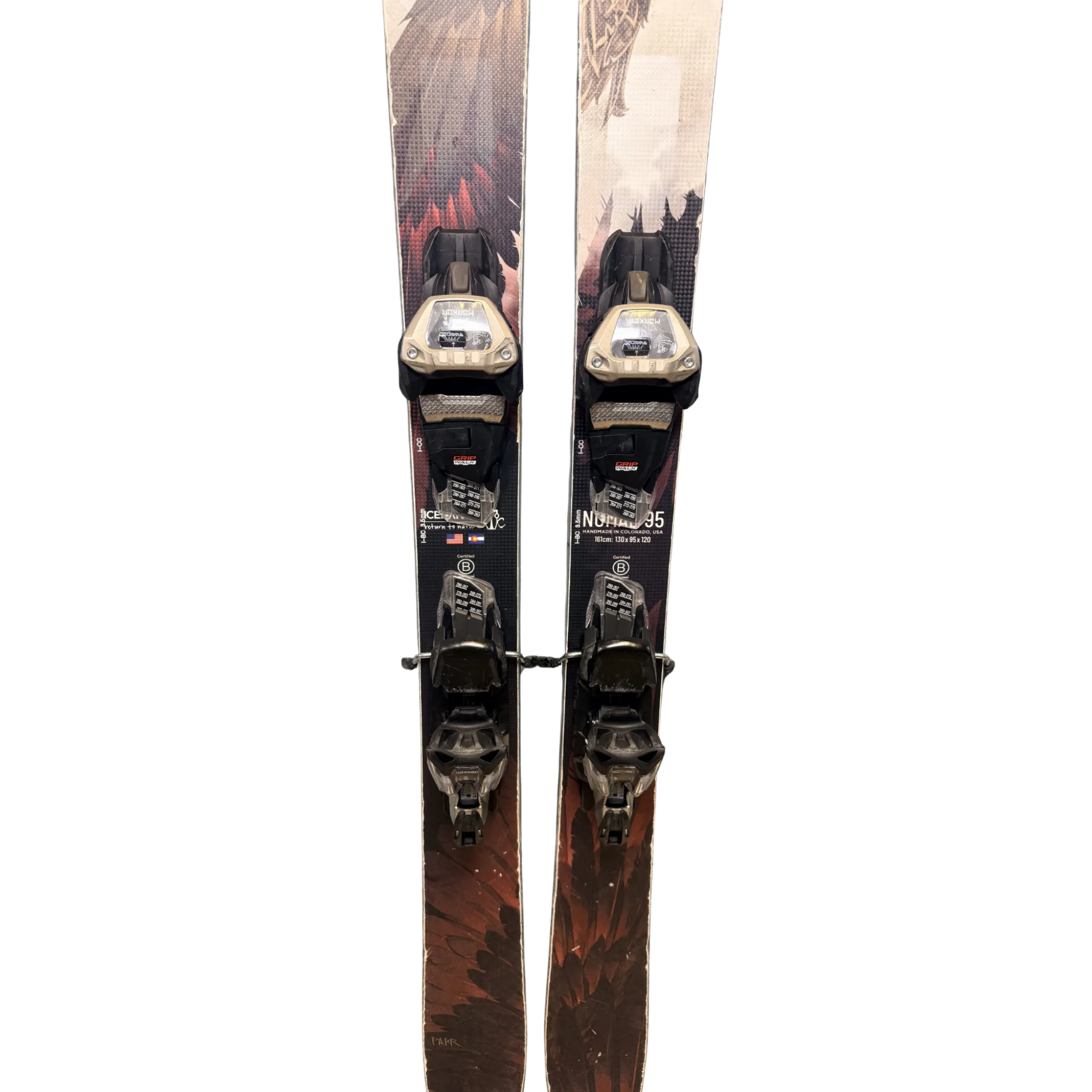 Used 2024 Icelantic Nomad 95 161cm Marker Griffon 13 TCX(Good) - Image 2